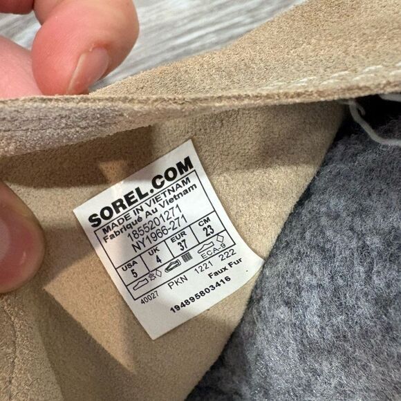 SOREL WOMEN'S JOAN OF ARCTIC BOOT NL1966-271 Snow Winter Sherpa Boots sz 5 - Picture 7 of 9